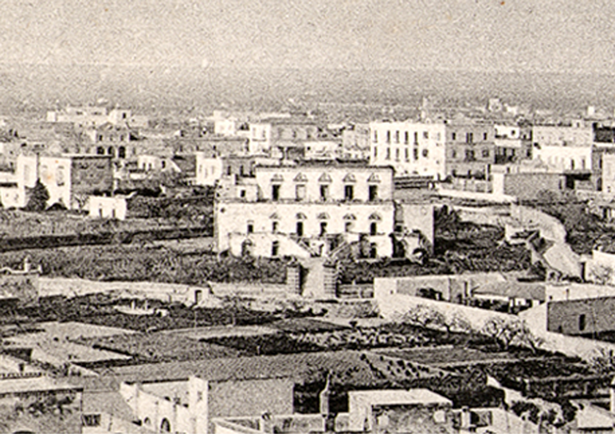 Panoramica dalla torre normanna della villa Fiori